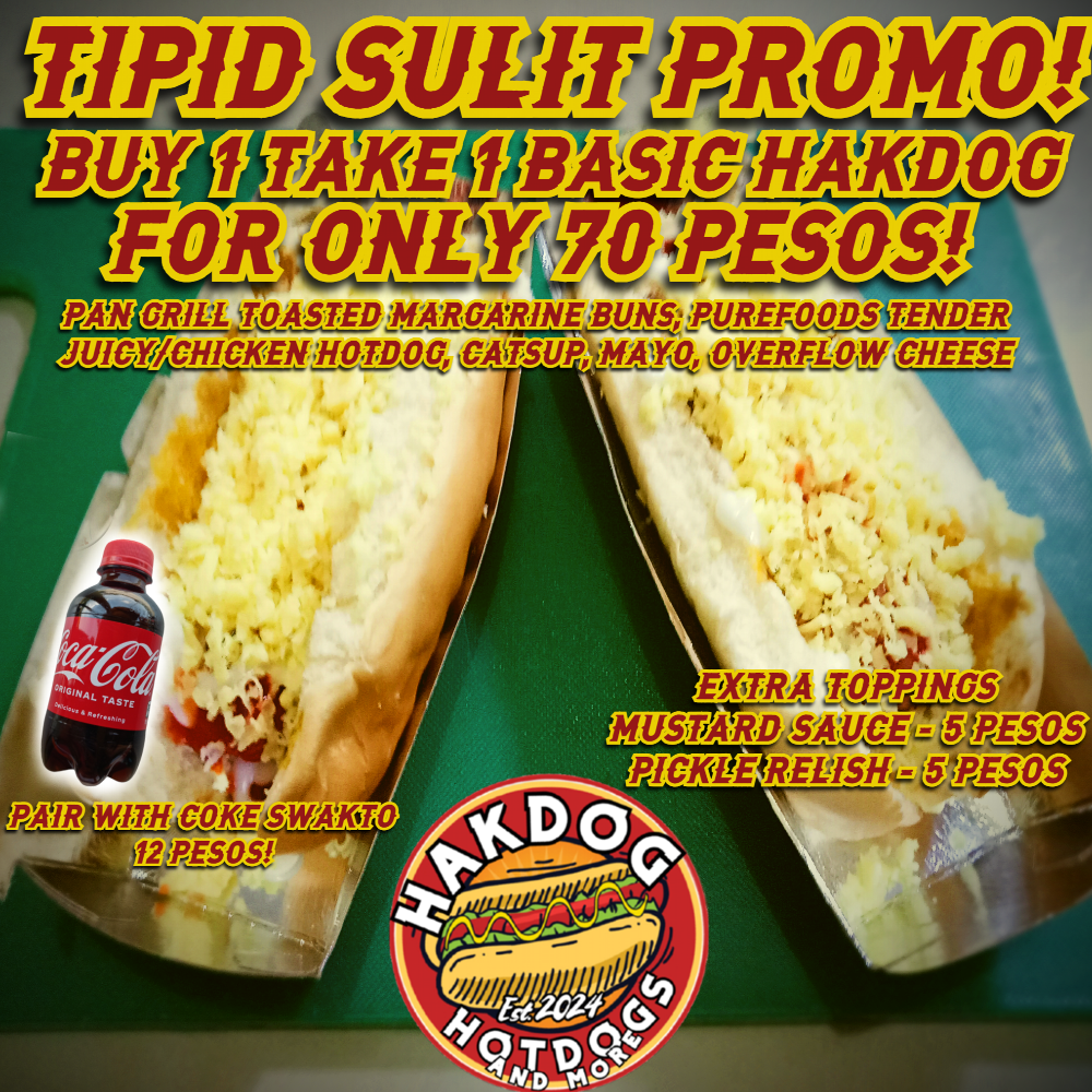 Buy1Take1 Basic Hakdog Sandwich