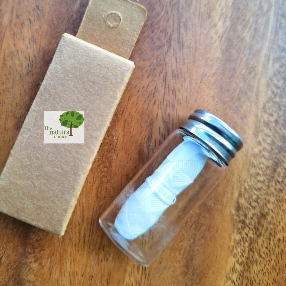 Eco-Friendly Dental Floss with Glass Container
