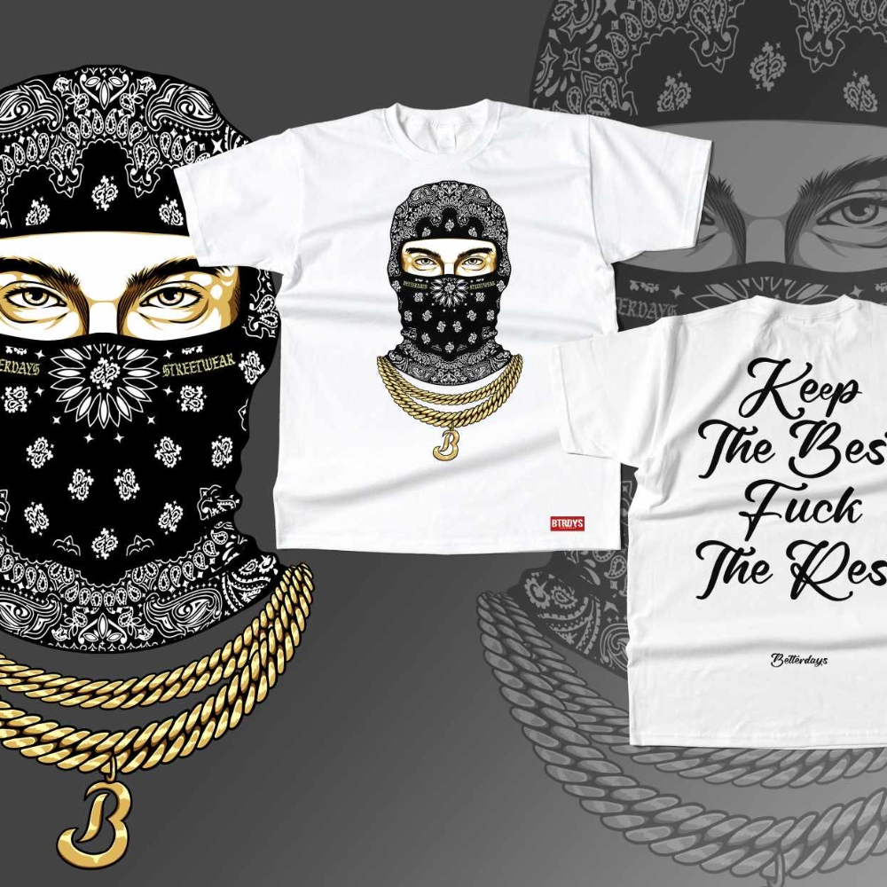 Betterdays Streetwear "Paisley Collection" White