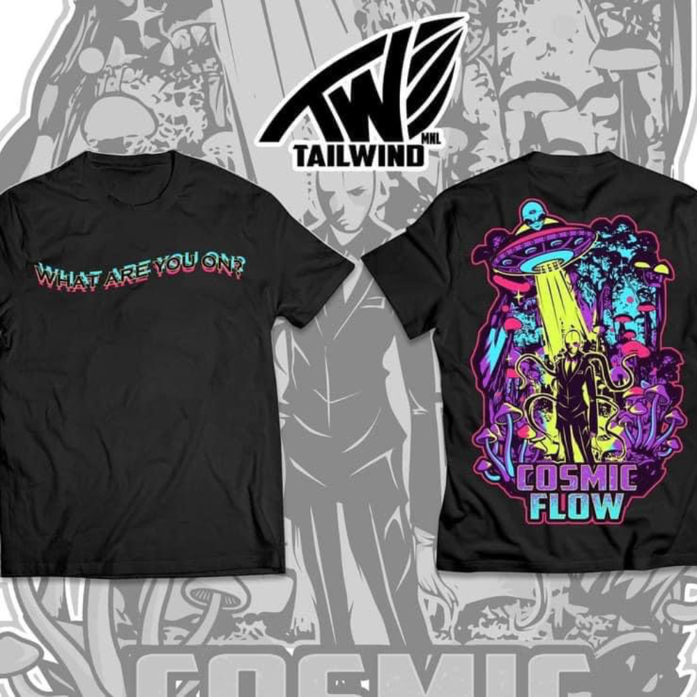 TAILWIND : WHAT ARE YOU ON TEE : BLACK