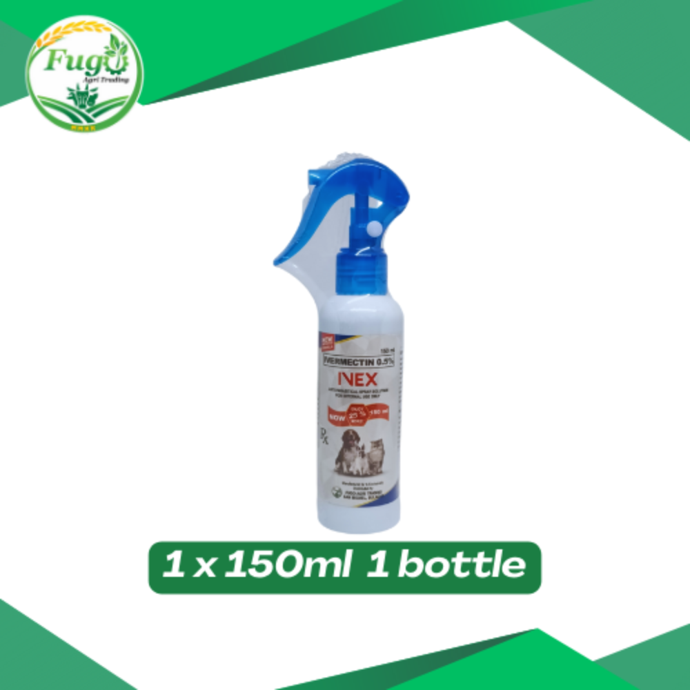 IvexSpray Non-Toxic Anti-Mange Solution Dogs,cat and Rabbits