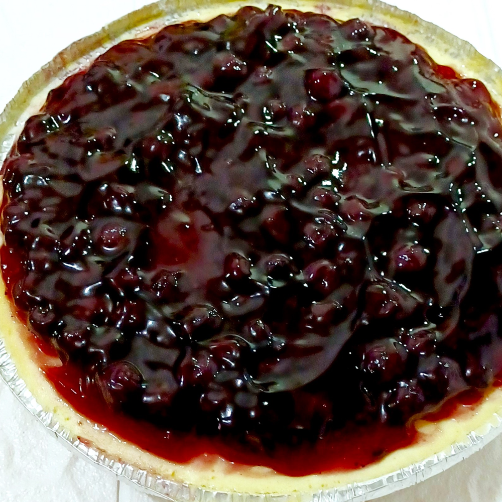 Blueberry Cheesecake in a Pan