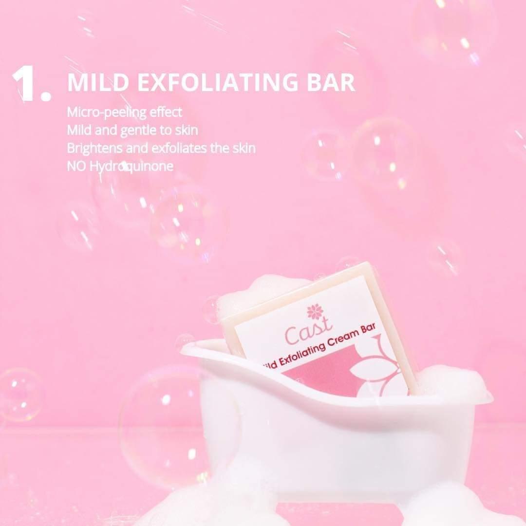 CAST MILD EXFOLIATING CREAM BAR 135g